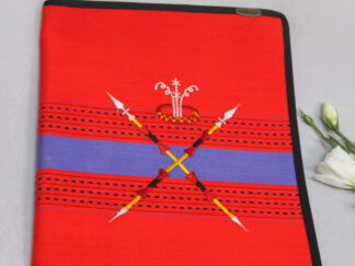 File Cover, Red Haora Pattern | Kazei Pasi Design | Gifting Item