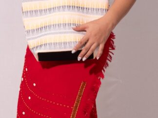 Handheld Bag Philaphor - White Colour | Yellow & Gray Phor | Chonshim