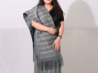 Wungphila Suit Kashan Gray | Green & Rose Gold Phor