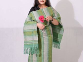 Riksi Kashan Suit Green | Silver & Green Phor