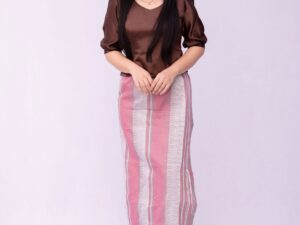 Riksi Kashan Gray | Pink and Silver Phor